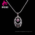 Agate Cubic Zirconia Fashion Pendant Jewelry Necklace